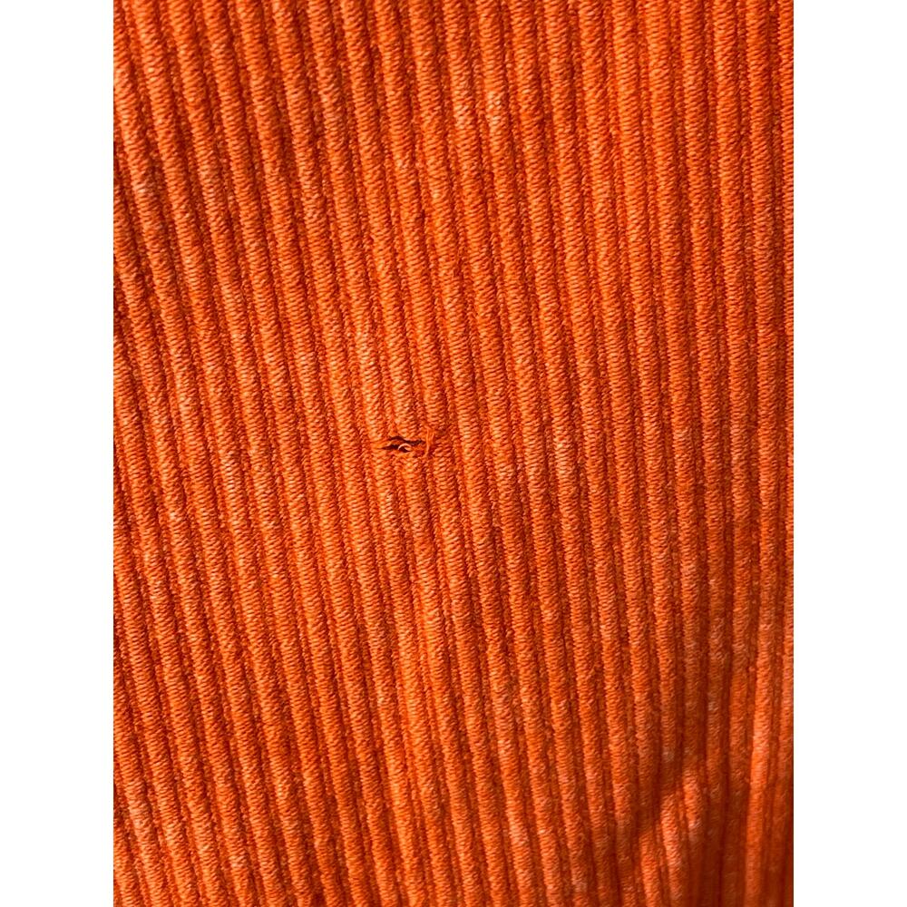 Pressbox Clemson Tigers Comfy Cord Sweatshirt Mens Medium Orange Ribbed‎ PK 8280 - Picture 3 of 9